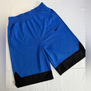 Nike Boys Athletic Shorts in Blue with Black Accents- Youth XL